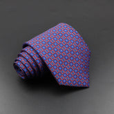Gravata Geométrica Roxo Azul Sparka